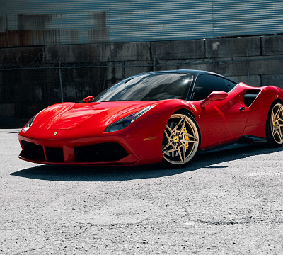 Фото дисков Anrky S1-X3 на Ferrari 488