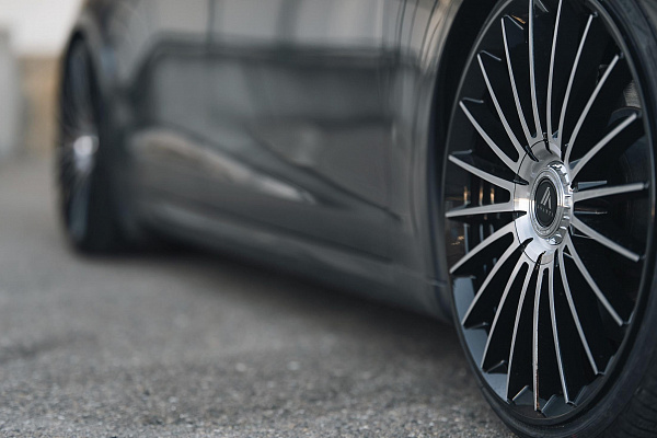 Фото дисков Asanti VICEROY Алмазная проточка на Tesla Model S