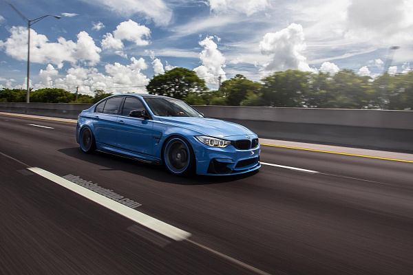 Фото дисков HRE S201 Сатиновый графит на BMW 3/M3 (F3x/F80)