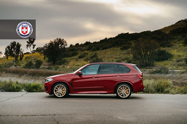 Фото дисков HRE P201 Сатиновое золото на BMW X5/X5 M (F15/F85)
