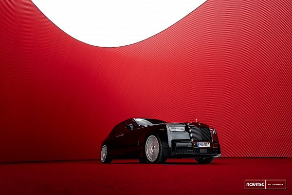 Фото дисков NOVITEC SP3 Глянцевый лак на Rolls-Royce Phantom