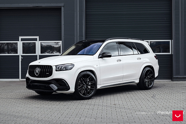 Фото дисков Vossen HF-7 Черный глянец на Mercedes-Benz GLS (X167)