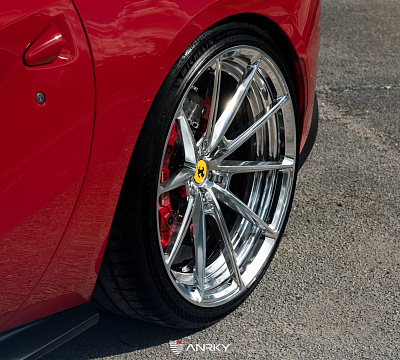 Фото дисков Anrky AN28 на Ferrari 812
