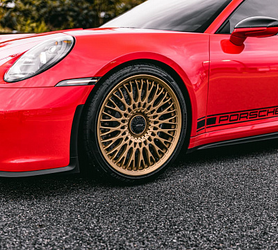 Фото дисков Brixton Forged TR20 на Porsche 911 VIII