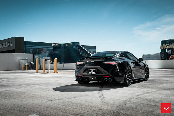 Фото дисков Vossen HF-2 Черный глянец на Lexus LC 500