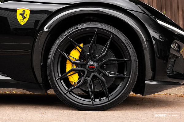 Фото дисков NOVITEC NF11 Черный сатин на Ferrari Purosangue