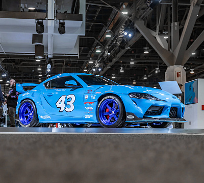 Фото дисков HRE C106 на Toyota Supra A90