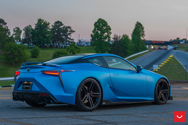 Фото дисков Vossen HF-1 Черный сатин на Lexus LC 500