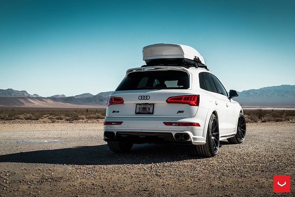 Фото дисков Vossen HF-3 Черный глянец на Audi Q5 (FY)