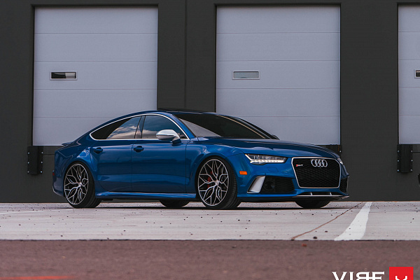 Фото дисков Vossen HF-2 Алмазная проточка на Audi A/RS 7 (4G)