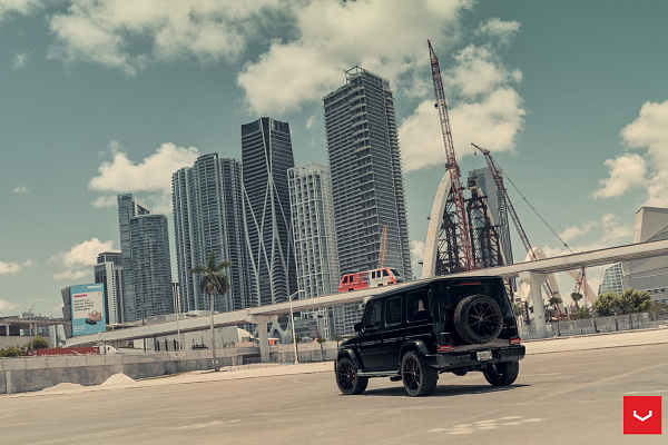 Фото дисков Vossen HFX-2 (5-Lug) Черный глянец на Mercedes-Benz G-Class III