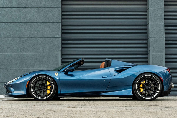 Фото дисков Anrky S3-X5 Черный сатин на Ferrari F8