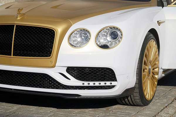 Фото дисков Mansory CS.11 Сатиновое золото на Bentley Flying Spur II