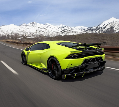 Фото дисков Strasse Wheels SV10T Deep Concave FS на Lamborghini Huracan