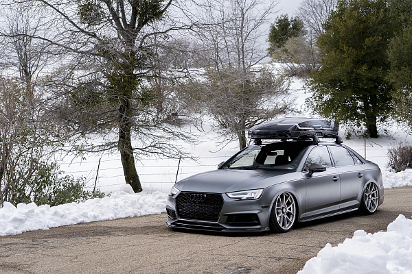 Фото дисков Rotiform LTN Сатиновый графит на Audi A/S/RS 4 (B9)