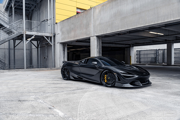 Фото дисков NOVITEC MC3 Черный сатин на McLaren 720S
