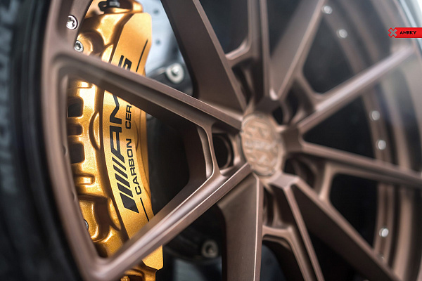 Фото дисков Anrky AN28 Сатиновая бронза на Mercedes-Benz E-Class (W213, S213, C238)