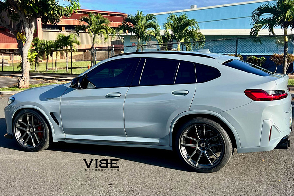Фото дисков HRE RC104 Сатиновый графит на BMW X4/X4 M (G02/F98)
