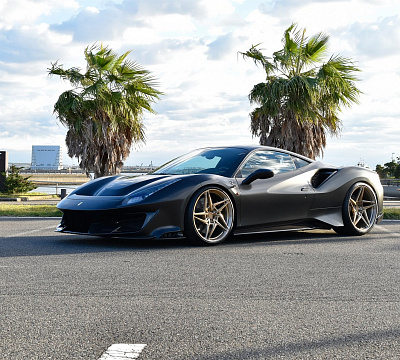 Фото дисков Anrky S1-X3 на Ferrari 488
