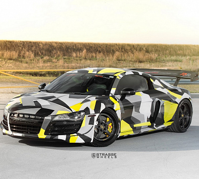 Фото дисков Strasse Wheels S5 Performance на Audi R8 (Typ 42)