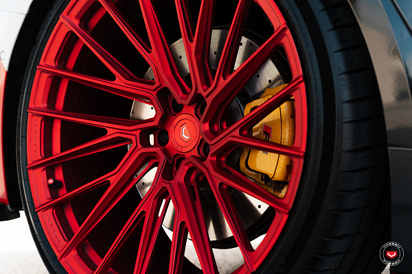 Фото дисков Vossen EVO-6TR Красный сатин на Audi A/RS 6 (C8)