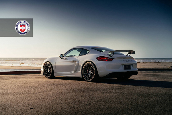 Фото дисков HRE RC100 Черный сатин на Porsche Cayman II