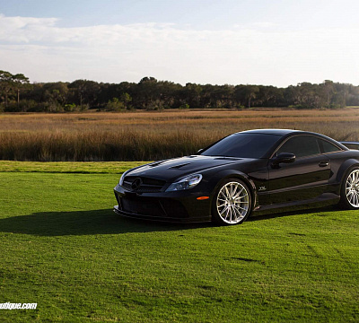 Фото дисков HRE P103 на Mercedes-Benz SL (R230)