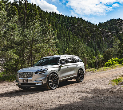 Фото дисков Vossen HF-5 на Lincoln Aviator II