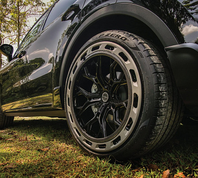 Фото дисков Brixton Forged PF13-RS Aerotech на Porsche Cayenne III