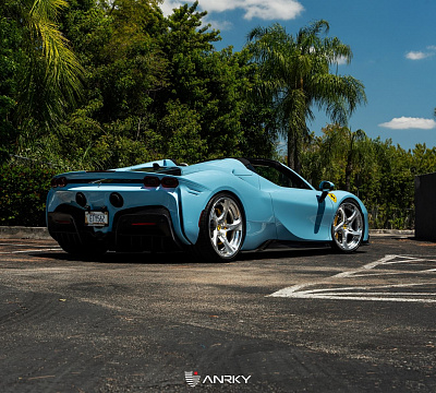 Фото дисков Anrky XR-305 на Ferrari SF90