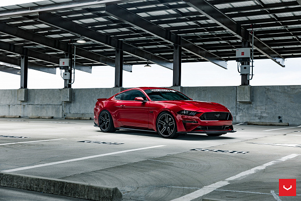 Фото дисков Vossen HF-1 Алмазная проточка на Ford Mustang VI