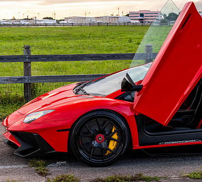 Фото дисков Strasse Wheels SM5R Deep Concave FS на Lamborghini Aventador