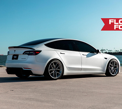Фото дисков HRE FF21 на Tesla Model 3