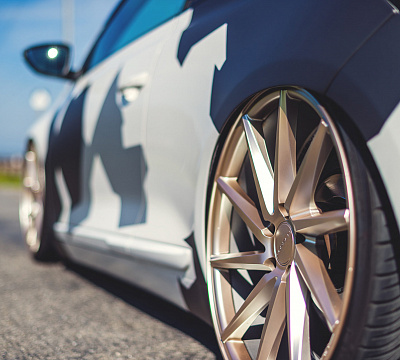 Фото дисков Vossen CVT на Volkswagen Scirocco III