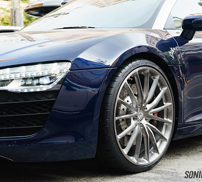 Фото дисков HRE P103 на Audi R8 (Typ 42)