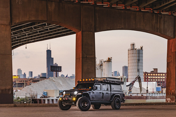 Фото дисков Black Rhino BAHARI Сатиновая бронза на Jeep Gladiator II (JT)