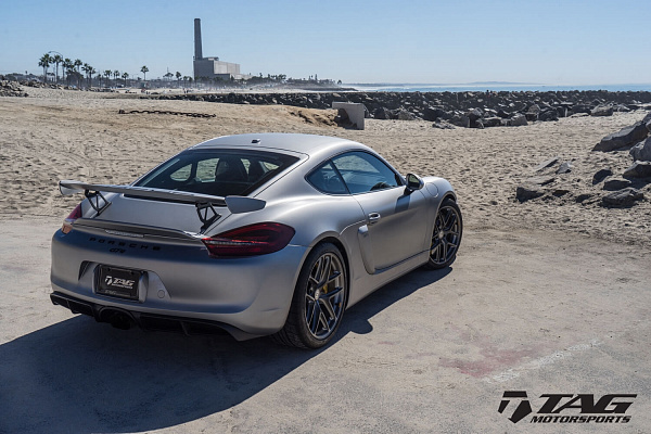 Фото дисков HRE R101 Lightweight Глянцевый тонированный лак на Porsche Cayman II