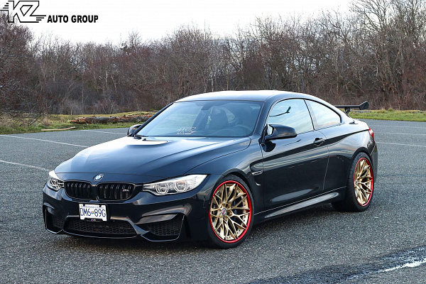 Фото дисков HRE S200 Сатиновое золото на BMW 4/M4 (F32/F82)
