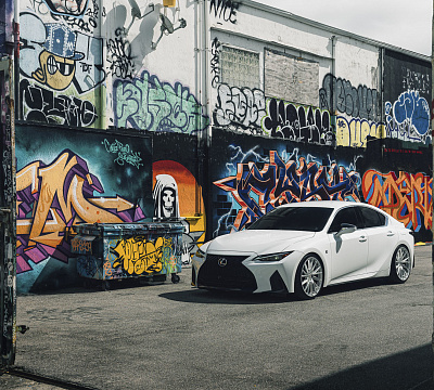 Фото дисков Vossen HF-4T на Lexus IS III