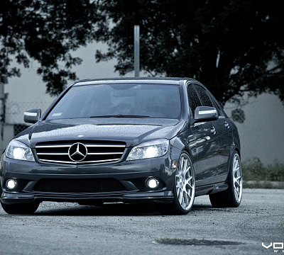 Фото дисков Vossen CV2 на Mercedes-Benz C-Class (W204)
