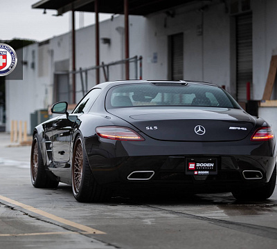 Фото дисков HRE 501 на Mercedes-Benz SLS AMG