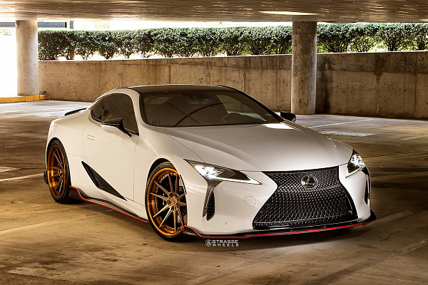 Фото дисков Strasse Wheels SV1 Deep Concave FS Другой цвет на Lexus LC 500