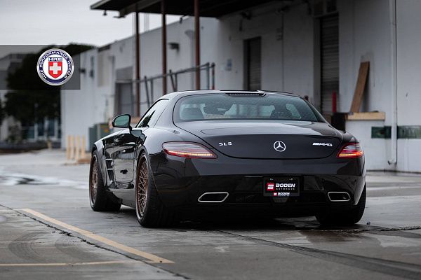 Фото дисков HRE 501 Сатиновая бронза на Mercedes-Benz SLS AMG