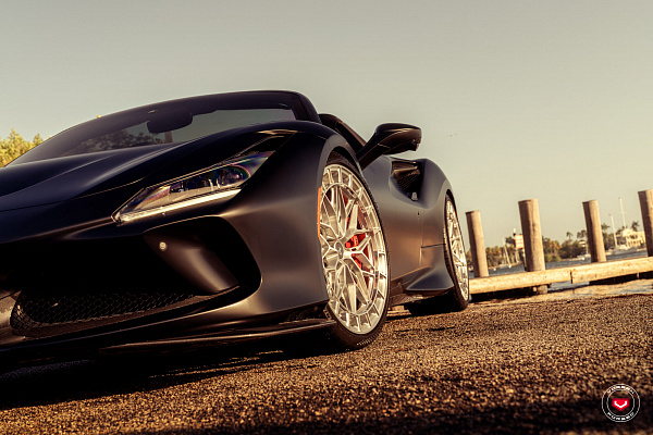 Фото дисков Vossen LC3-02 Глянцевый лак на Ferrari F8