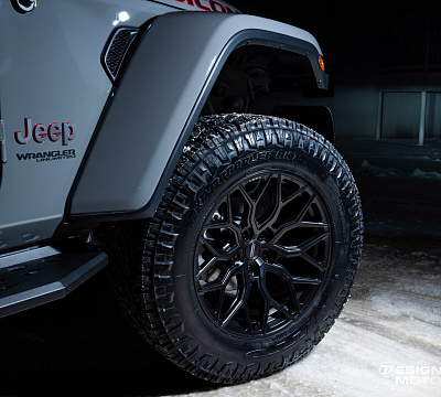 Фото дисков Vossen HF-2 на Jeep Wrangler IV (JL)