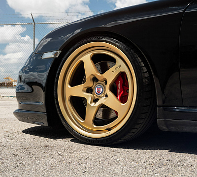 Фото дисков HRE 527 на Porsche 911 VI