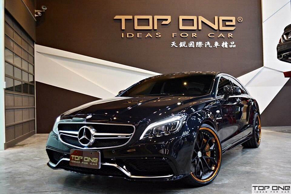 Фото дисков HRE S201 Черный сатин на Mercedes-Benz CLS (C218)