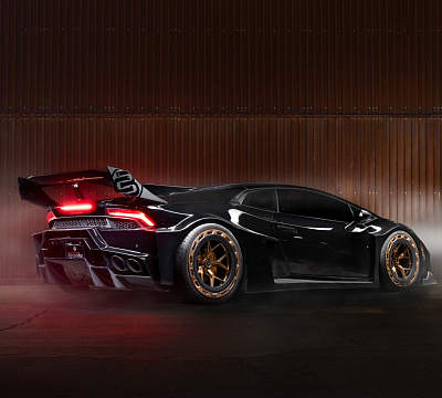 Фото дисков Brixton Forged PF7 Aerotech на Lamborghini Huracan