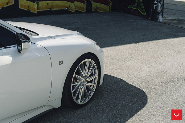 Фото дисков Vossen HF-4T Полированный лак на Lexus IS III