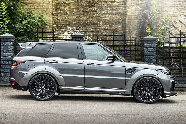 Фото дисков Kahn RS-2 Черный сатин на Range Rover Sport II